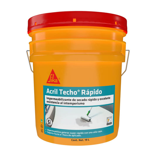 Acril Techo Rapido Blanco Cubeta (19 L) SIKA ®