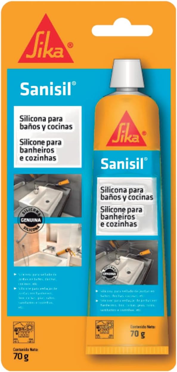 Sanisil transparente blíster/tubo (70 gr) SIKA ®