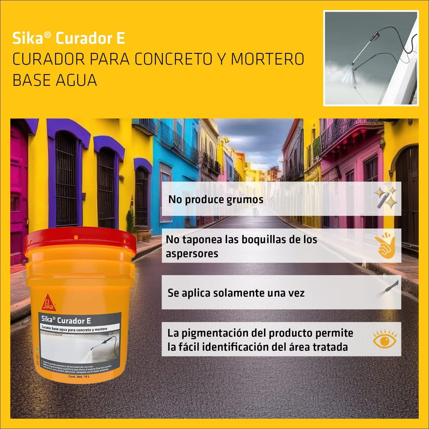 Sika Curador E Cubeta (19 L) SIKA ®