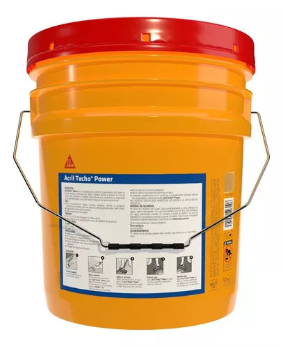 Acril Techo Power 6 años Blanco Cubeta ( 19 L ) SIKA ®