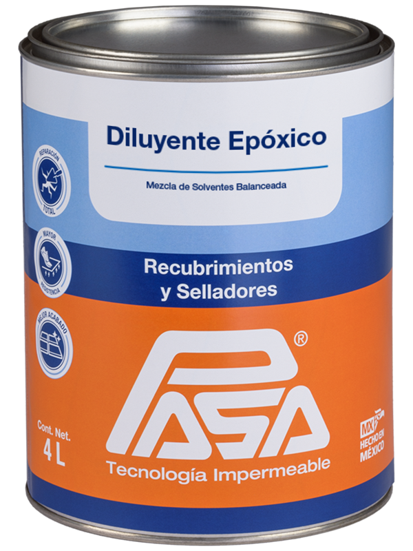 PASA® Diluyente para epóxicos - Bidón 4 L Flex Spout